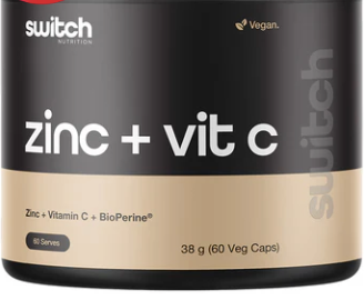Zinc + Vit C by Switch Nutrition