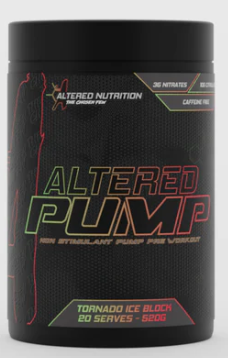 ALTERED PUMP - Non Stim Pre Workout