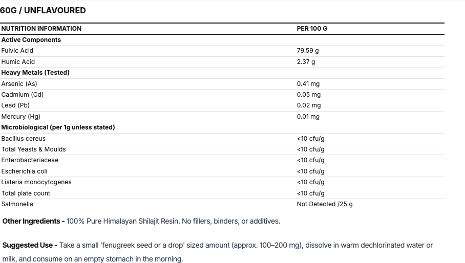 Apollo Shilajit Resin