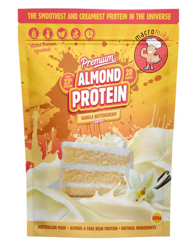 ALMOND Protein Macro Mike 800g (20 Serves)
