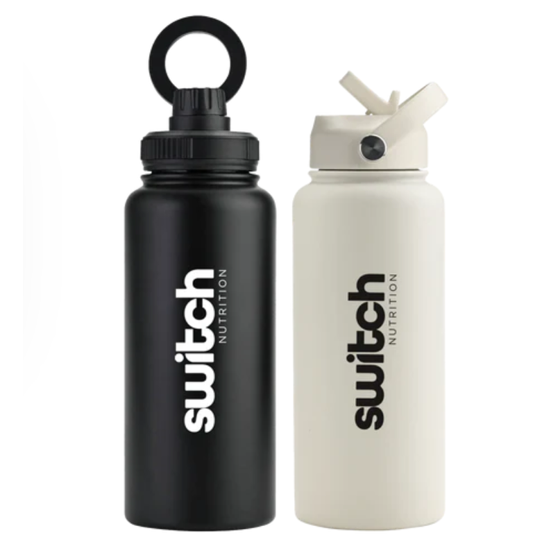Switch Stainless Steel Water Bottle (Black)