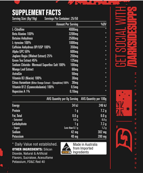 DarkSide Pre Workout