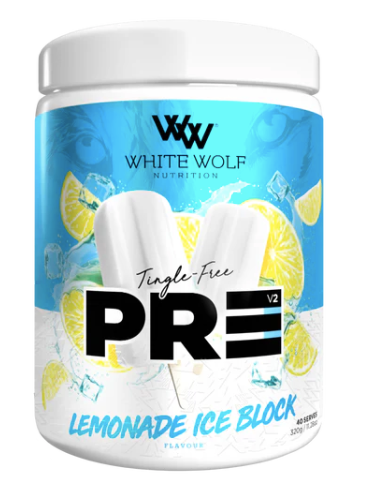 WHITE WOLF TINGLE FREE PRE WORKOUT