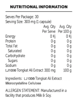 LJ100 Tongkat Ali by Ultra Labs