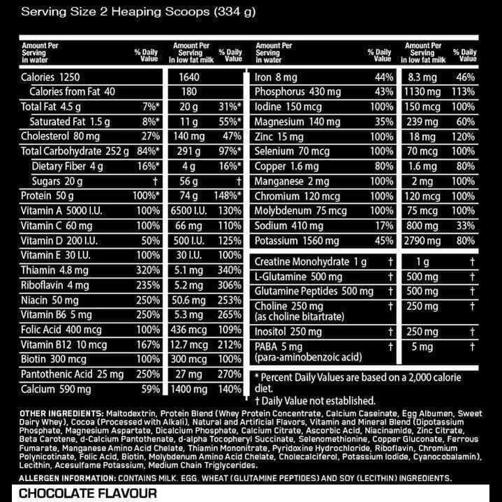 Serious Mass by Optimum Nutrition