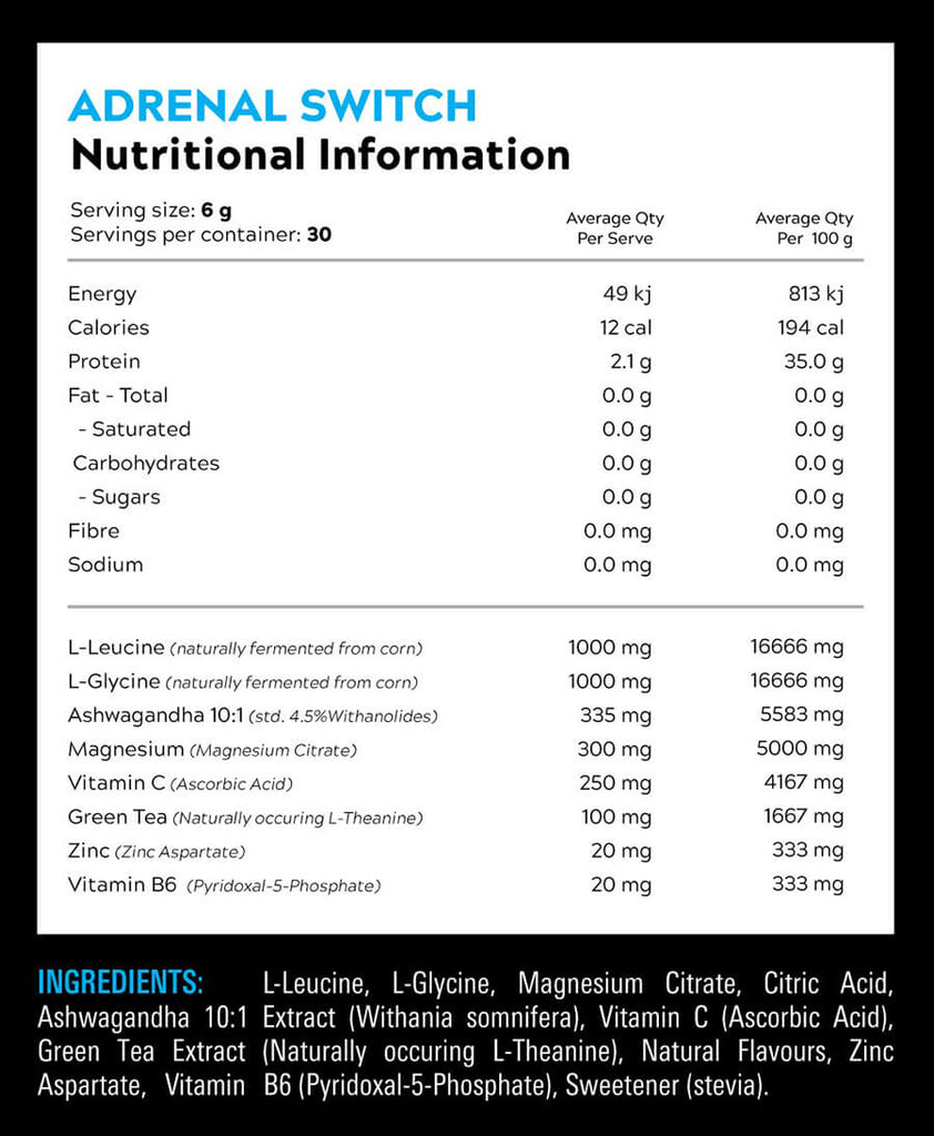 ADRENAL SWITCH