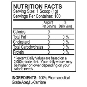 EHP LABS ACETYL L-CARNITINE (100 Serves)